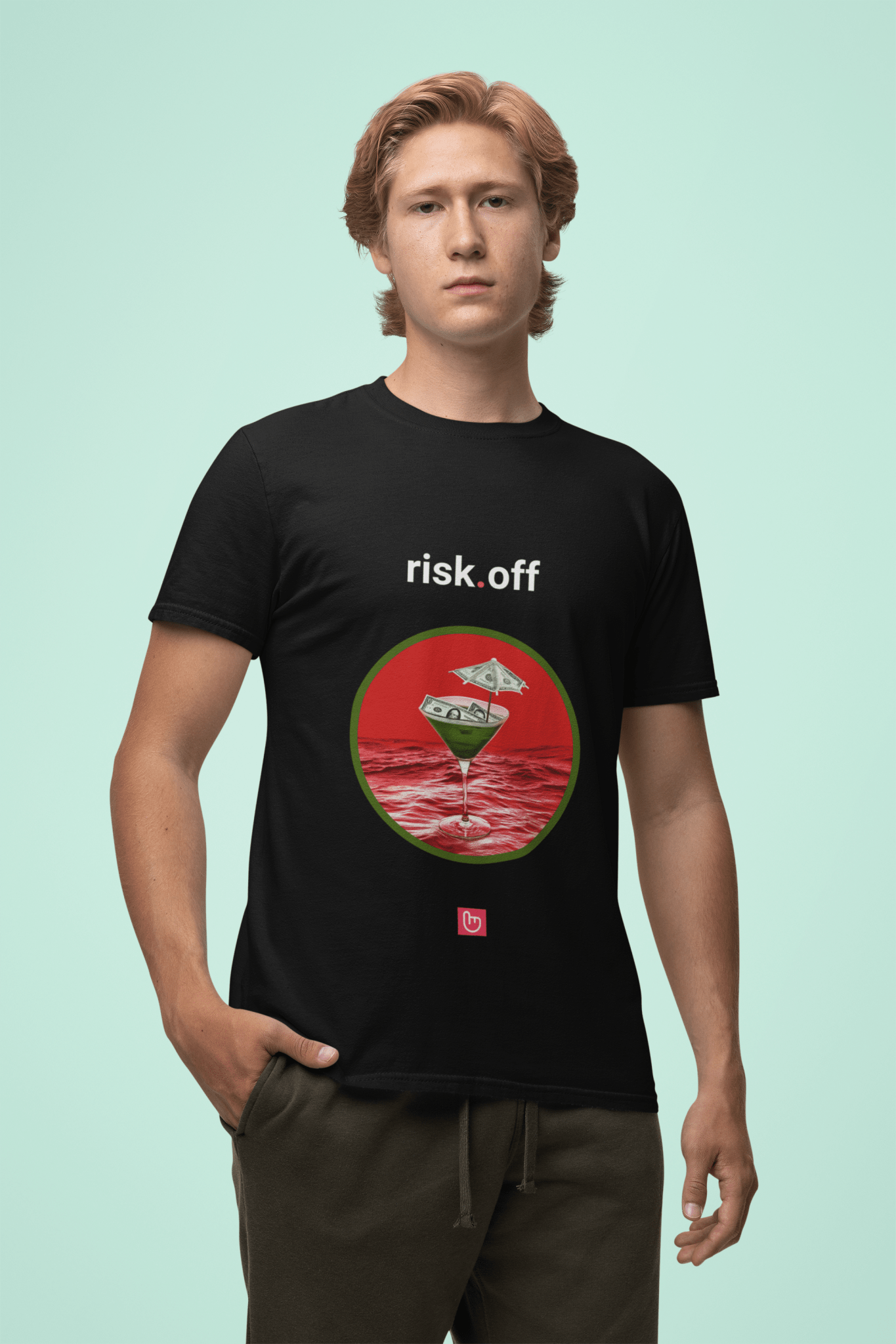 risk.off – Flight to Safety | Unisex Defensive Play Tee - Unique Graphic Tee by nano.narrative