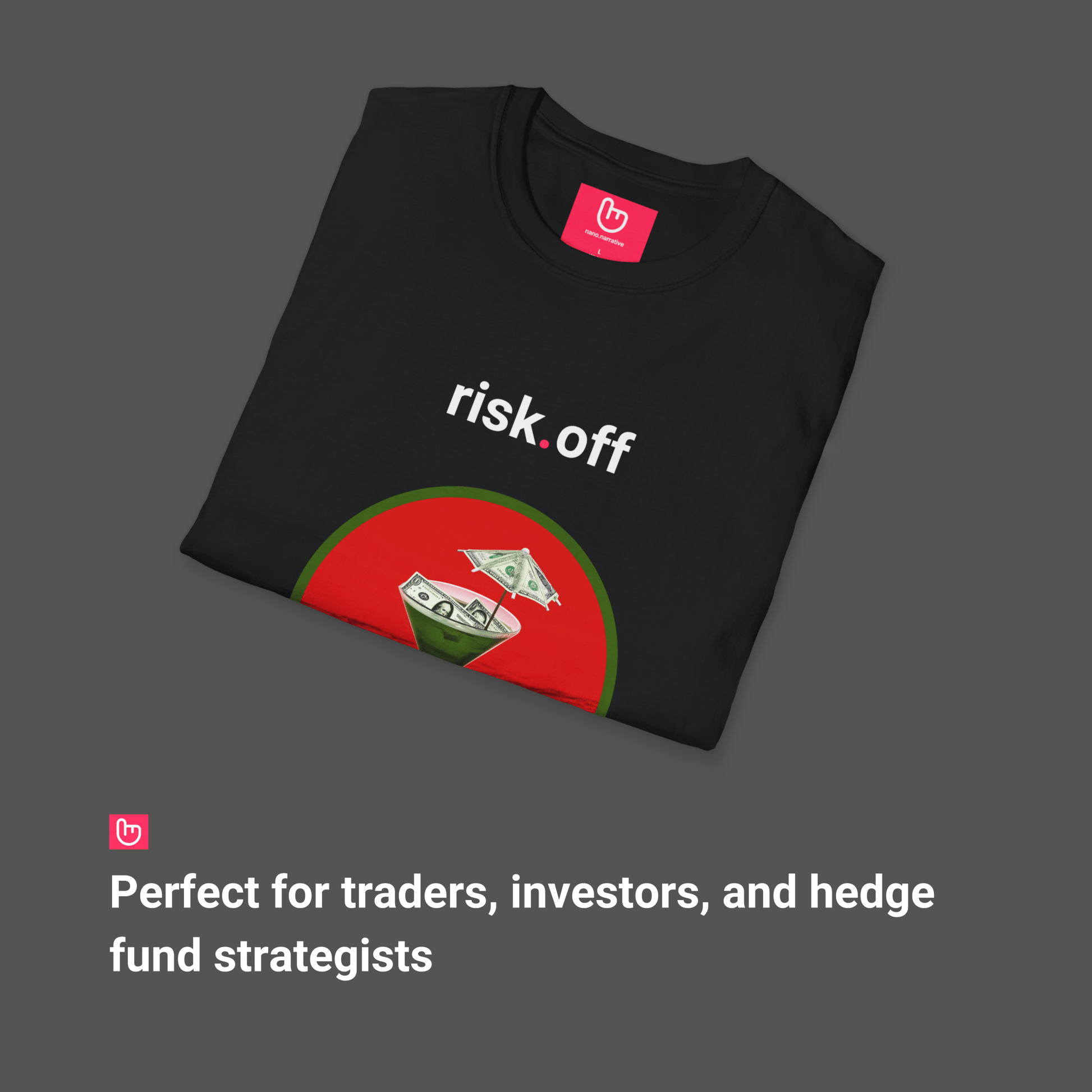 risk.off – Flight to Safety | Unisex Defensive Play Tee - Unique Graphic Tee by nano.narrative