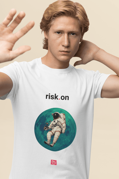 risk.on – Full Throttle Trading | Market Momentum Tee - Unique Graphic Tee by nano.narrative