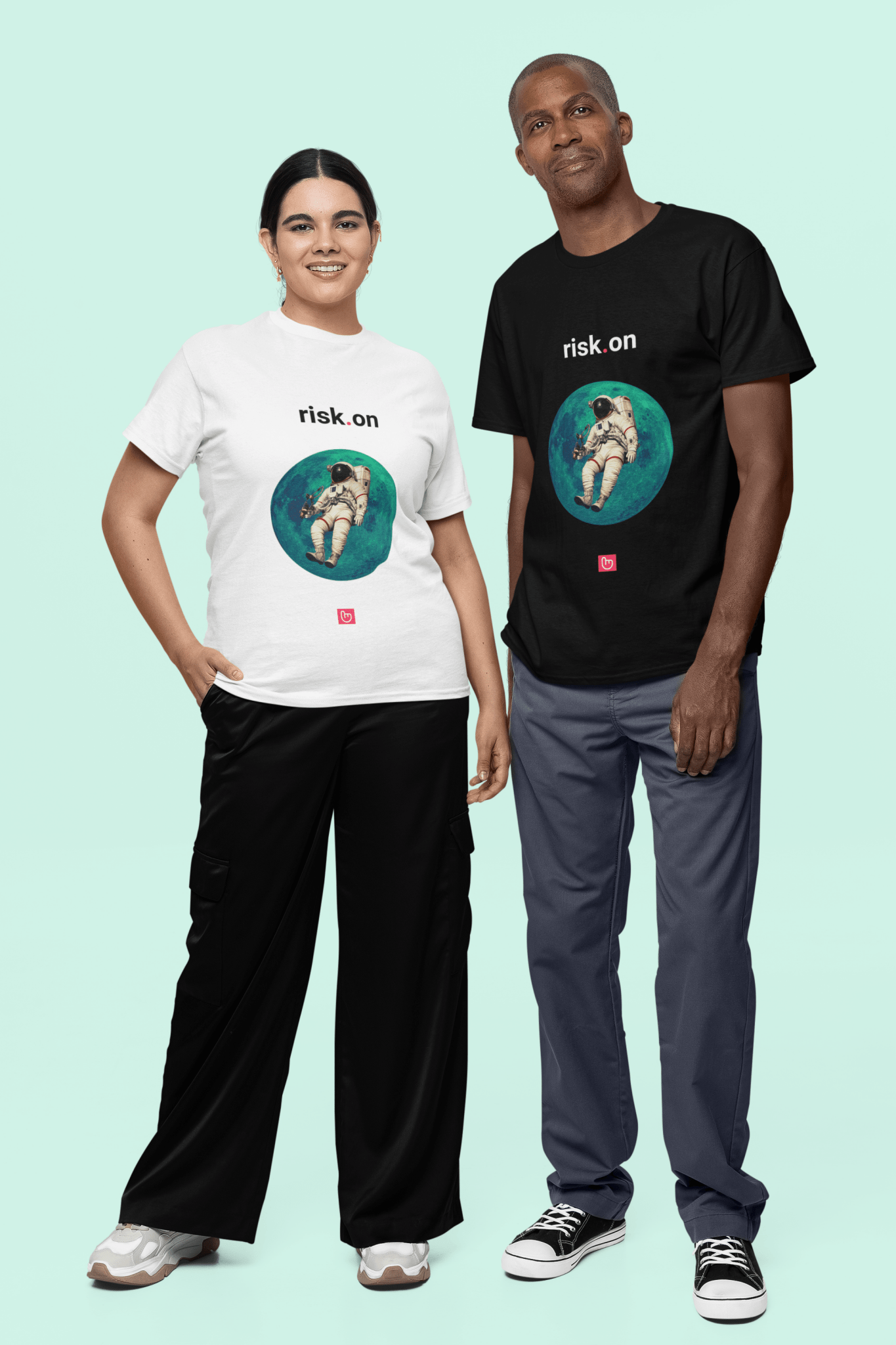 risk.on – Full Throttle Trading | Market Momentum Tee - Unique Graphic Tee by nano.narrative