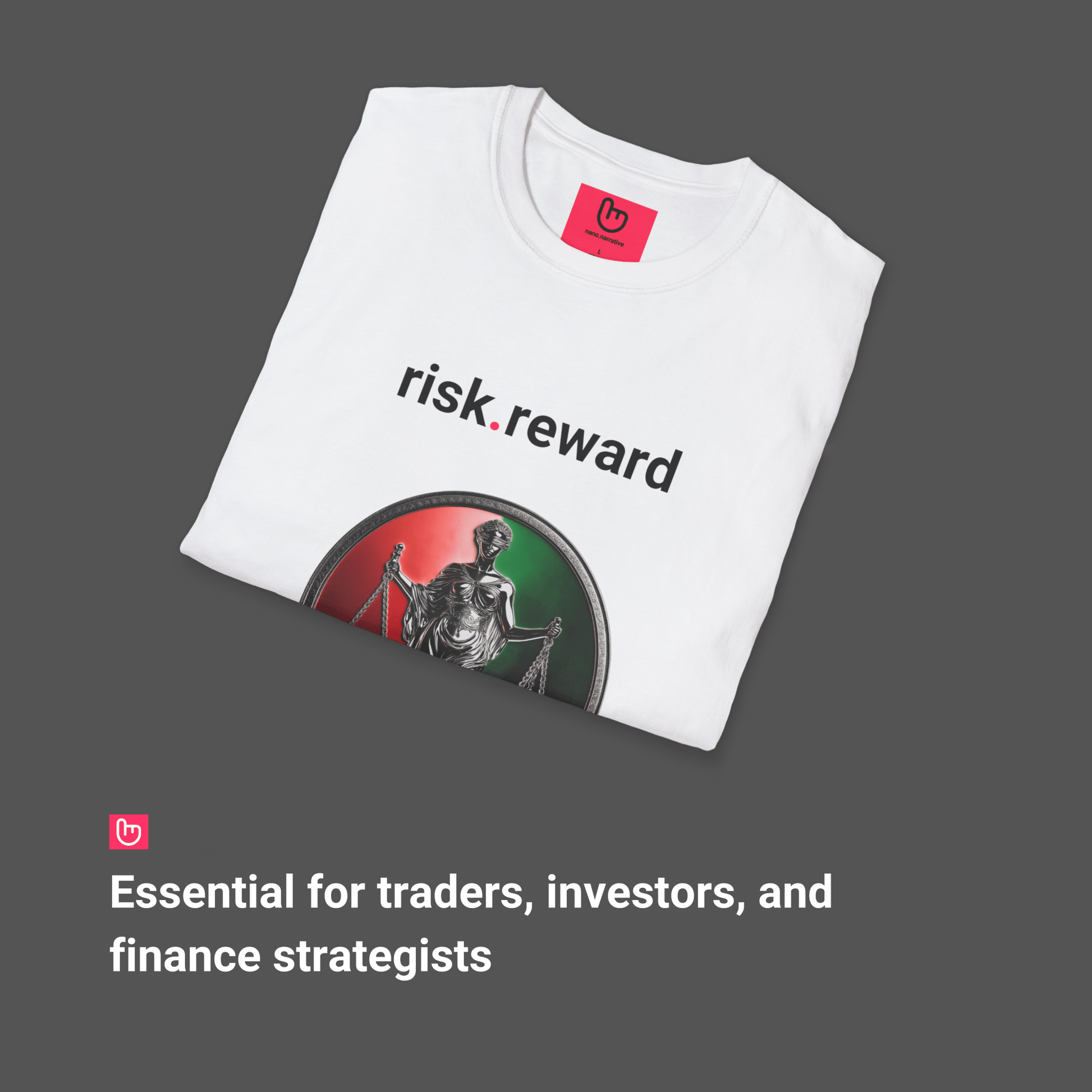 risk.reward – The Trader’s Equation | Unisex Finance Tee - Unique Graphic Tee by nano.narrative