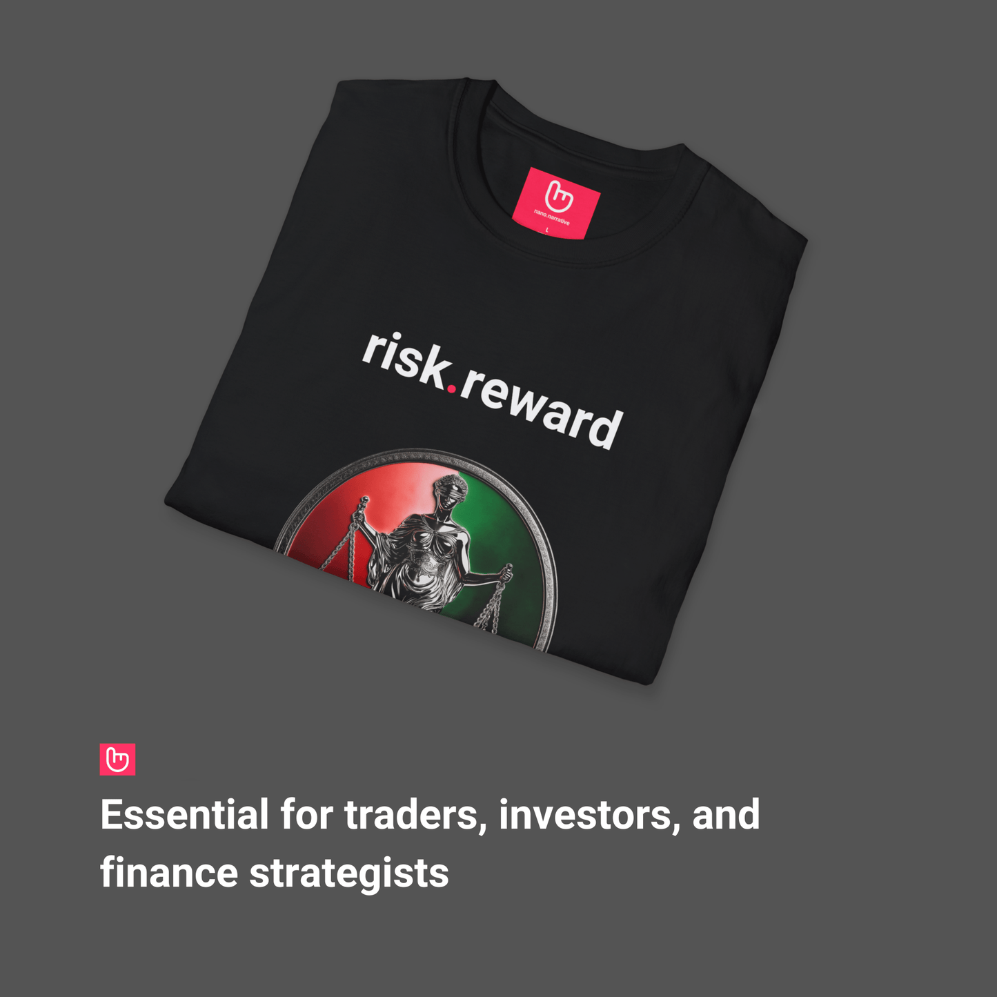 risk.reward – The Trader’s Equation | Unisex Finance Tee - Unique Graphic Tee by nano.narrative