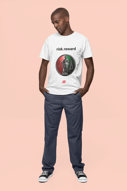 risk.reward – The Trader’s Equation | Unisex Finance Tee - Unique Graphic Tee by nano.narrative