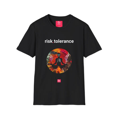 risk.tolerance – Master the Chaos | Zen Trader Tee - Unique Graphic Tee by nano.narrative