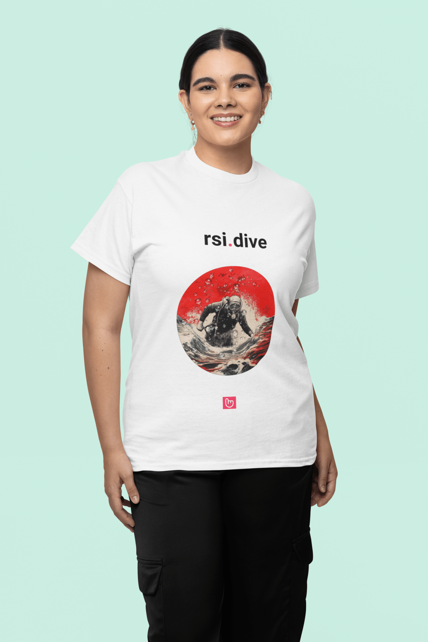rsi.dive – Oversold Signals & Deep Market Moves | Technical Trader Tee - Unique Graphic Tee by nano.narrative
