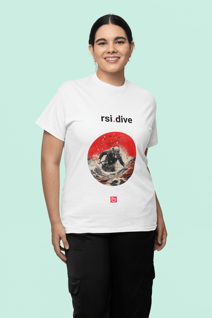 rsi.dive – Oversold Signals & Deep Market Moves | Technical Trader Tee - Unique Graphic Tee by nano.narrative