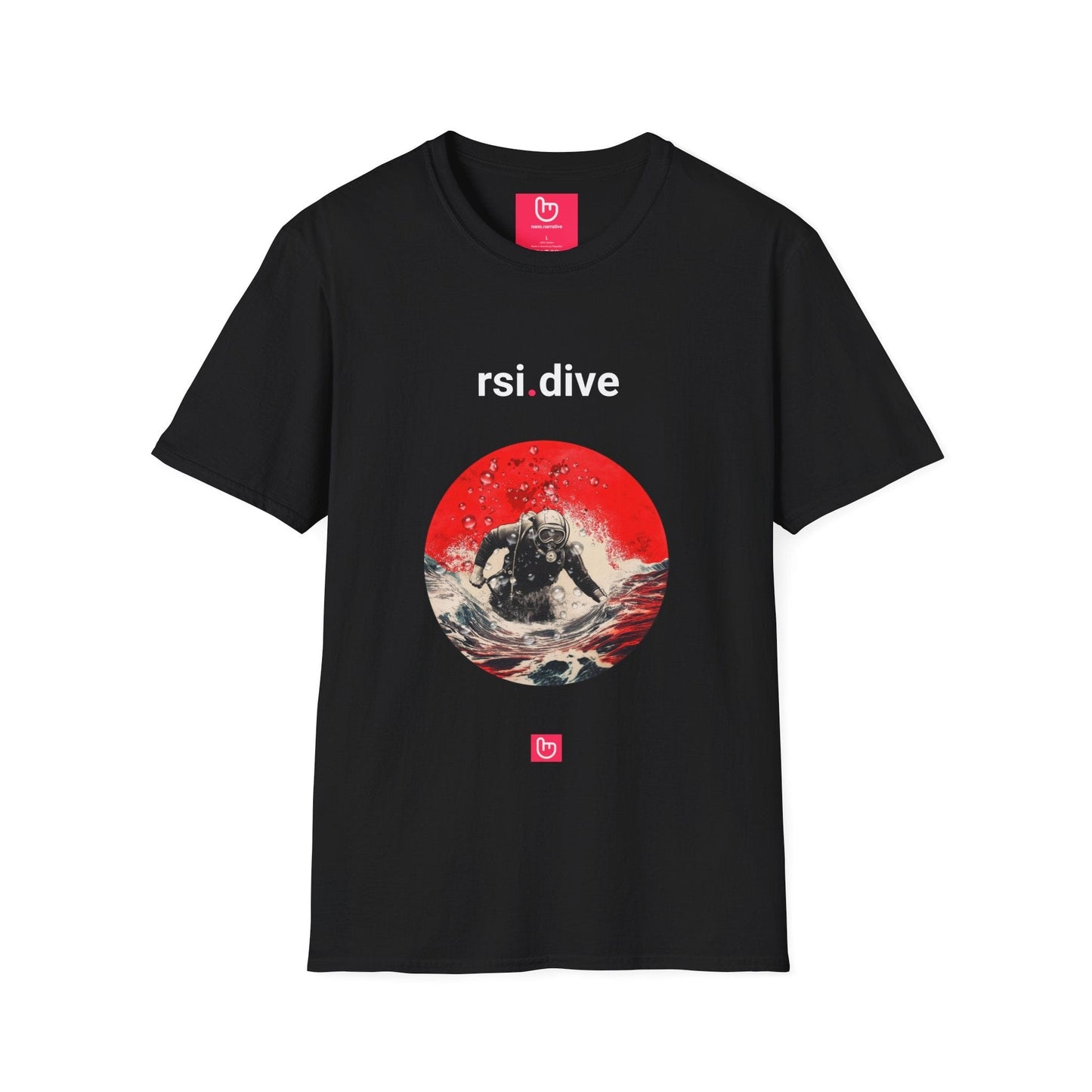 rsi.dive – Oversold Signals & Deep Market Moves | Technical Trader Tee - Unique Graphic Tee by nano.narrative