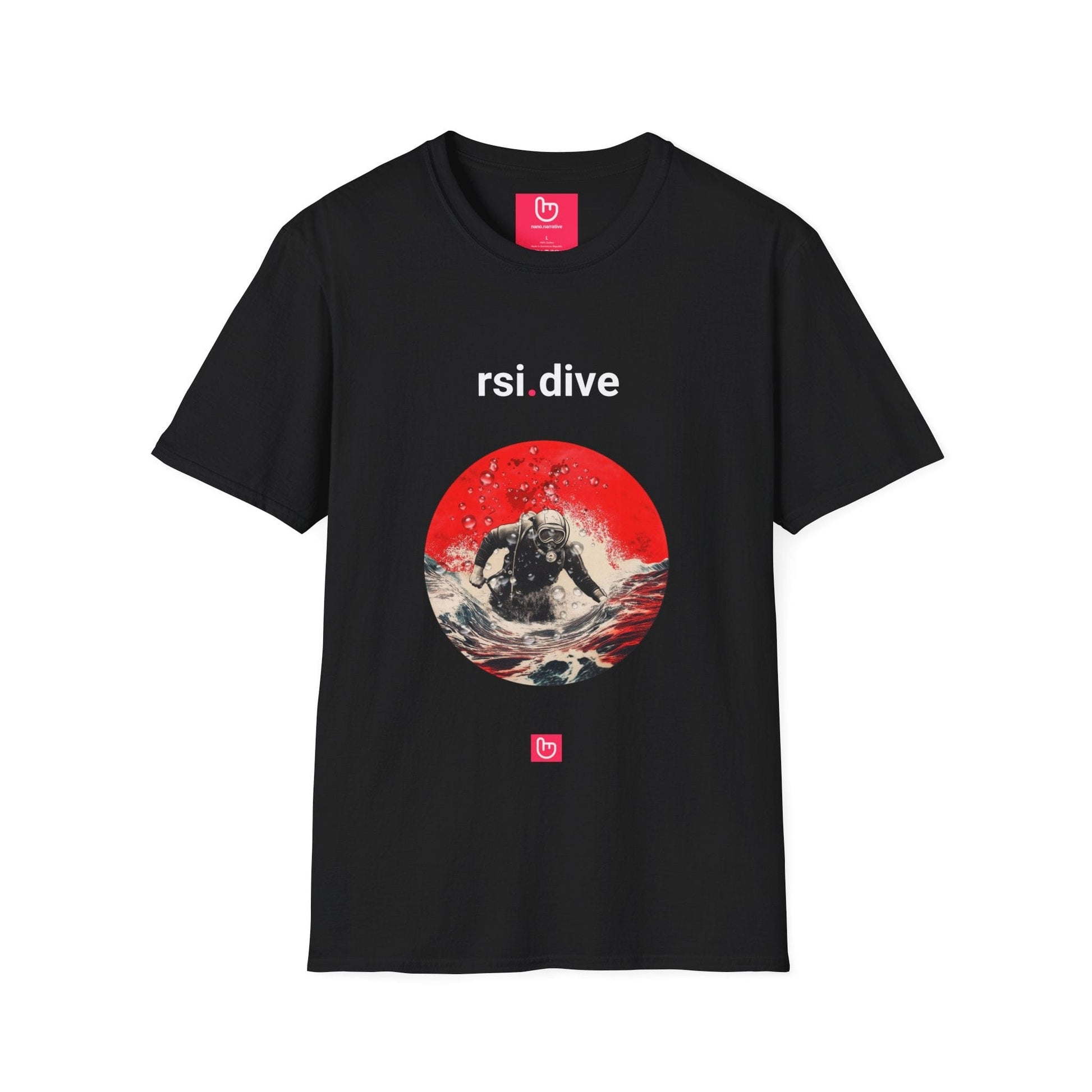 rsi.dive – Oversold Signals & Deep Market Moves | Technical Trader Tee - Unique Graphic Tee by nano.narrative