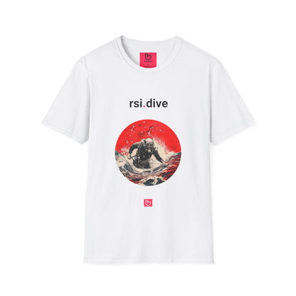 rsi.dive – Oversold Signals & Deep Market Moves | Technical Trader Tee - Unique Graphic Tee by nano.narrative
