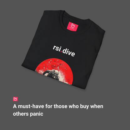 rsi.dive – Oversold Signals & Deep Market Moves | Technical Trader Tee - Unique Graphic Tee by nano.narrative