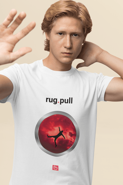 rug.pull – The Fall of False Promises | Crypto Reality Tee - Unique Graphic Tee by nano.narrative