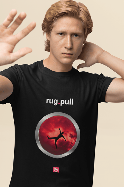 rug.pull – The Fall of False Promises | Crypto Reality Tee - Unique Graphic Tee by nano.narrative