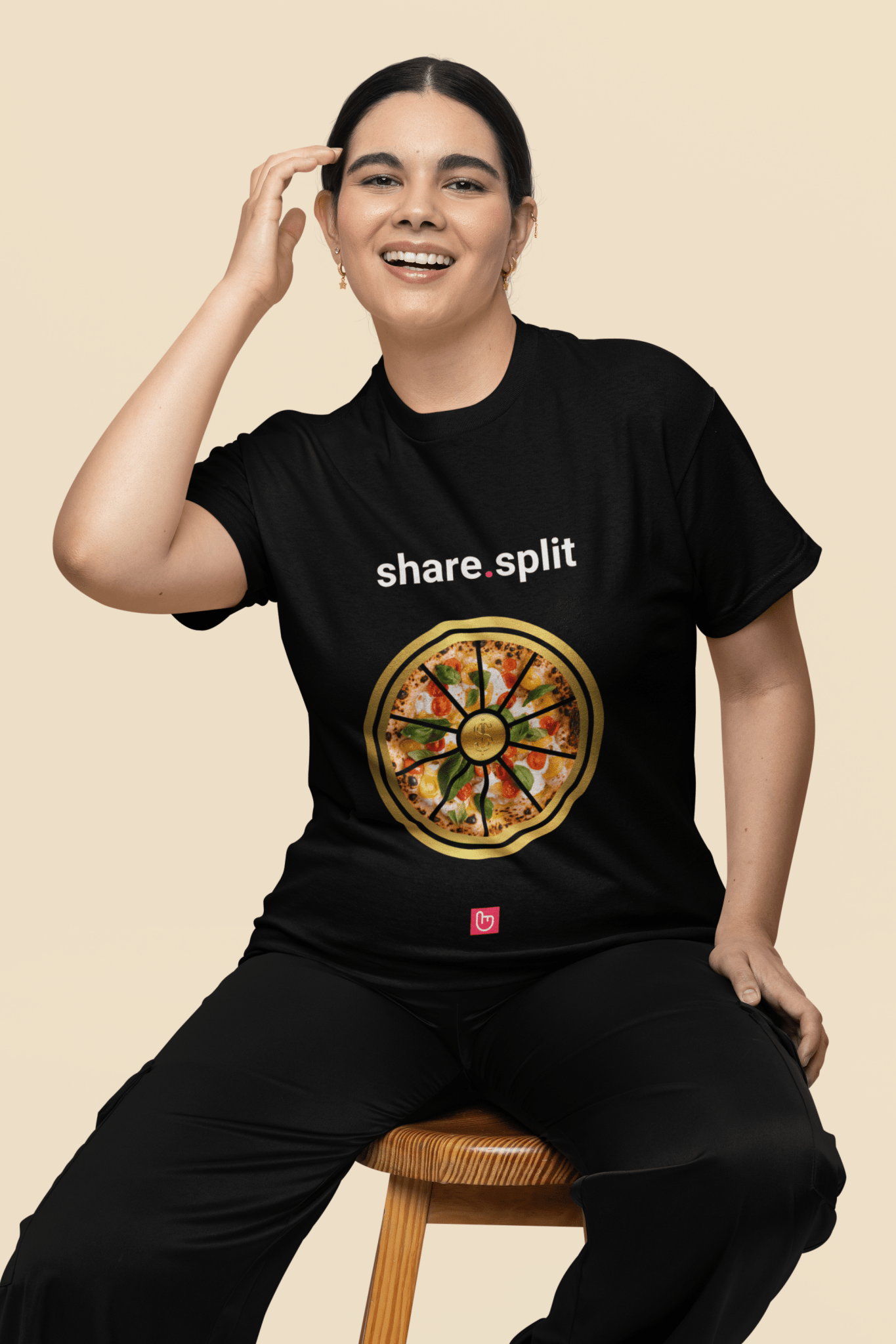 share.split – More Slices, More Gains | Market Strategy Tee - Unique Graphic Tee by nano.narrative