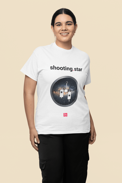 shooting.star – Reversal in Motion | Market Signal Tee - Unique Graphic Tee by nano.narrative