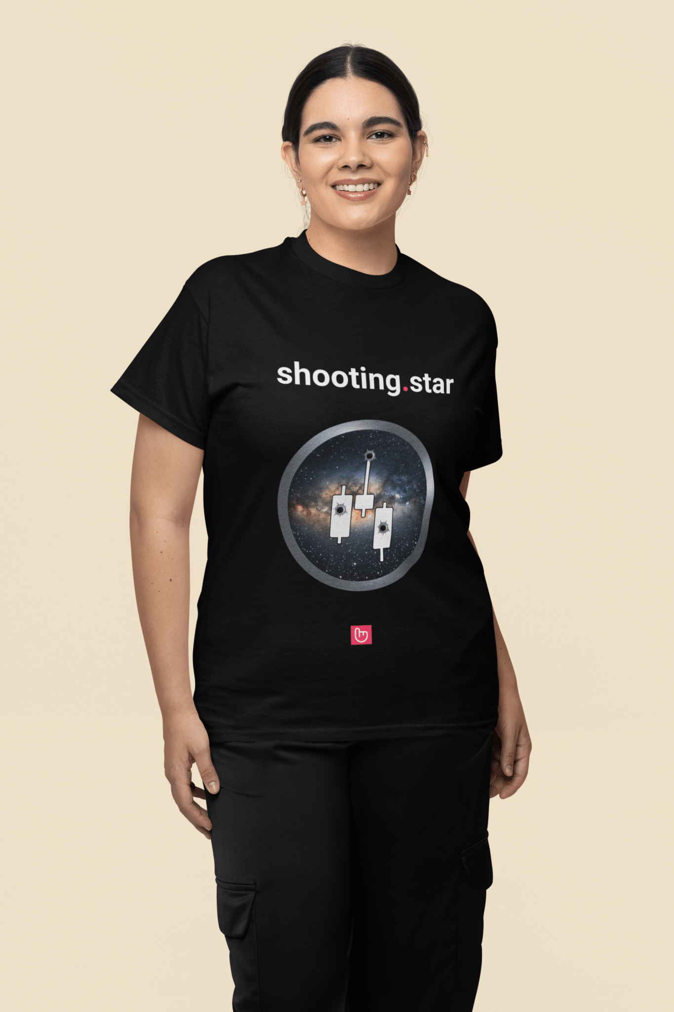 shooting.star – Reversal in Motion | Market Signal Tee - Unique Graphic Tee by nano.narrative