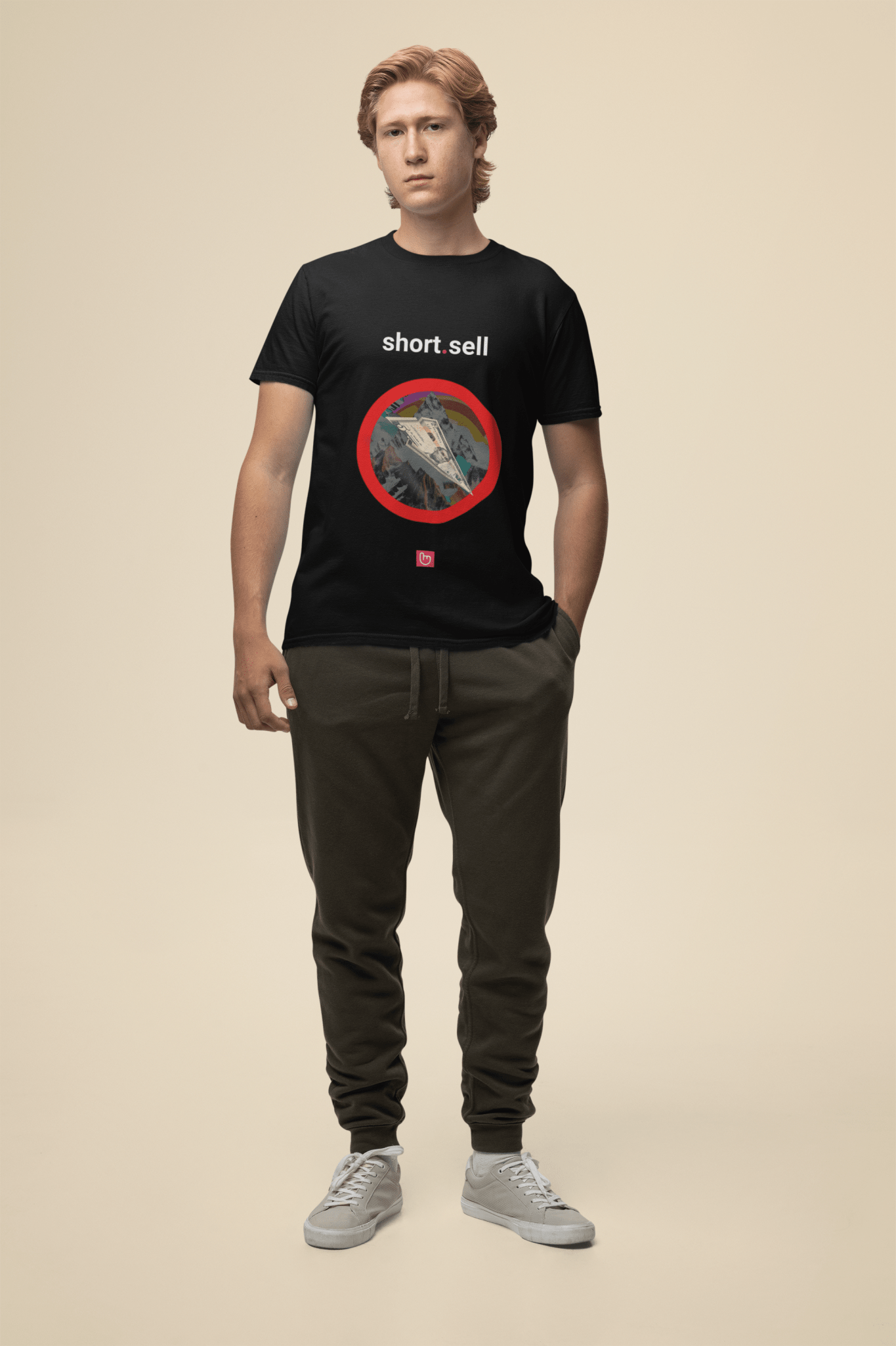 short.sell – Profit from the Fall | Bearish Trading Tee - Unique Graphic Tee by nano.narrative