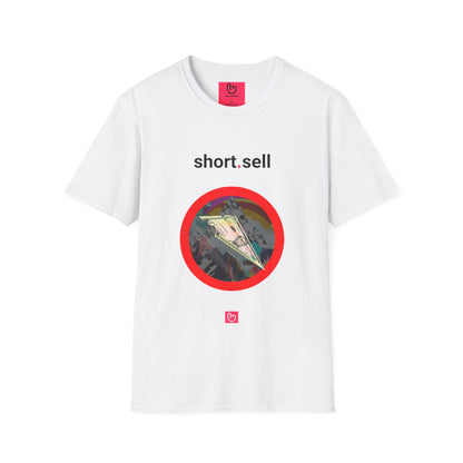 short.sell – Profit from the Fall | Bearish Trading Tee - Unique Graphic Tee by nano.narrative