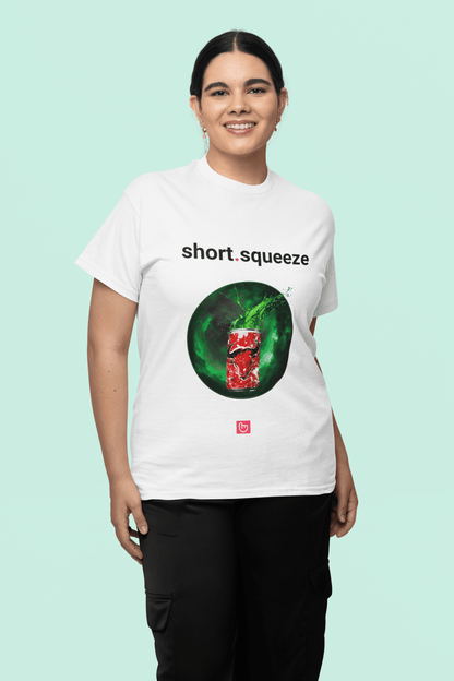 short.squeeze – Bulls Take Over | Unisex Trading Tee - Unique Graphic Tee by nano.narrative