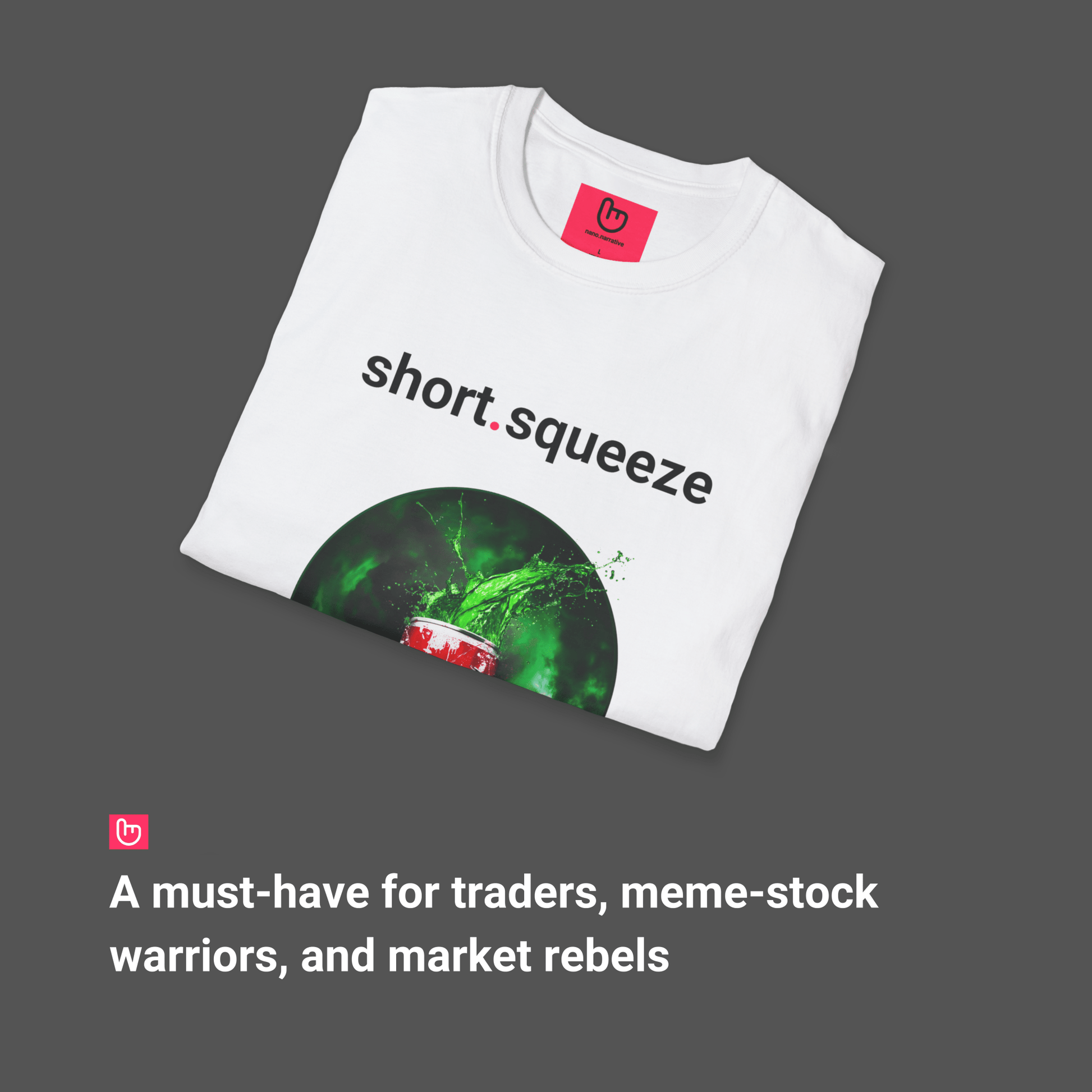 short.squeeze – Bulls Take Over | Unisex Trading Tee - Unique Graphic Tee by nano.narrative
