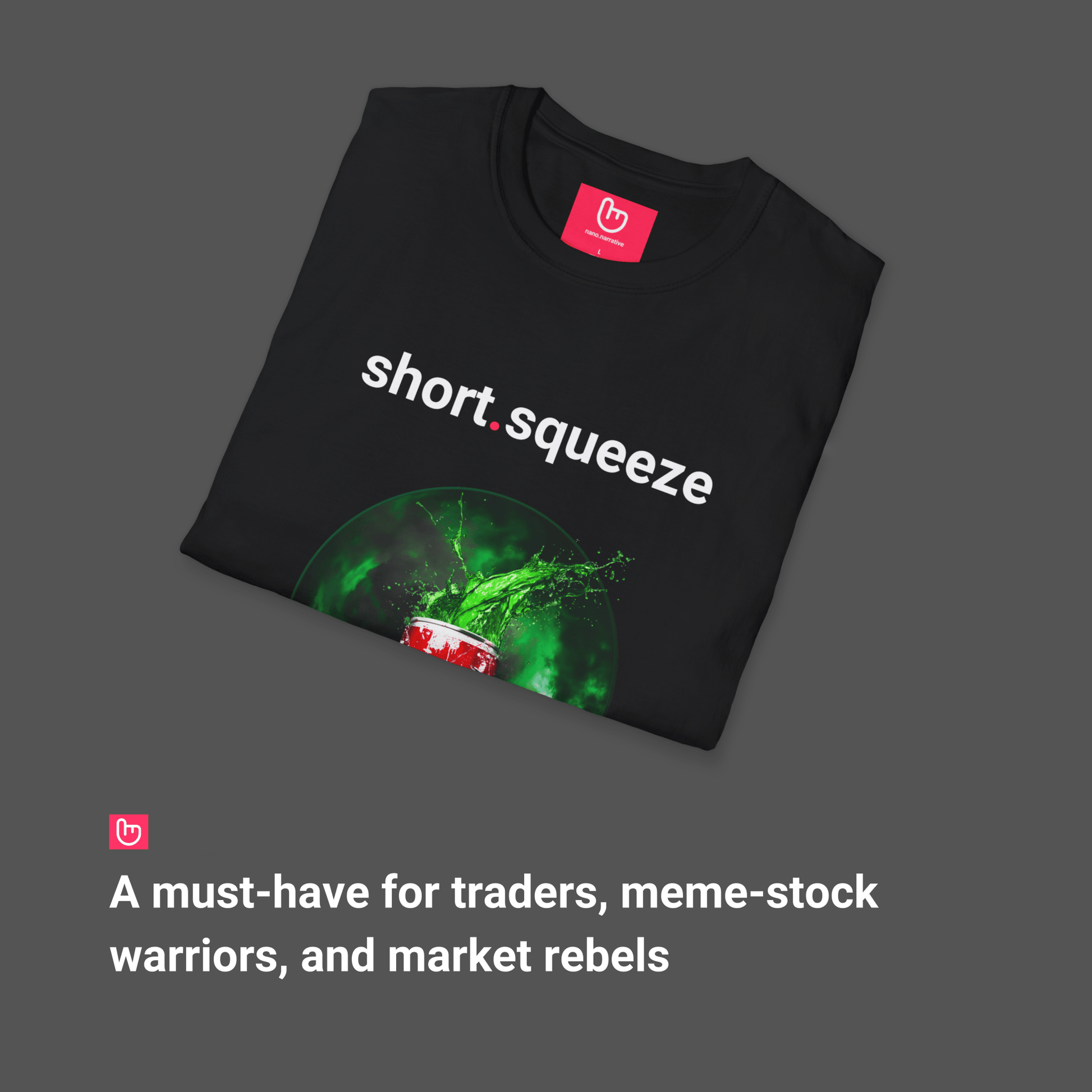 short.squeeze – Bulls Take Over | Unisex Trading Tee - Unique Graphic Tee by nano.narrative