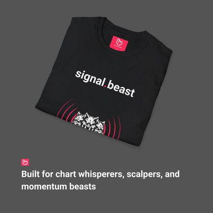 signal.beast – Chart Whisperer Energy | Momentum Tracker Tee - Unique Graphic Tee by nano.narrative