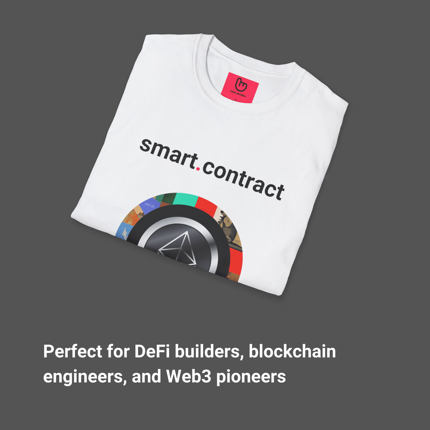 smart.contract – Ethereum Revolution | Unisex Crypto Tee - Unique Graphic Tee by nano.narrative