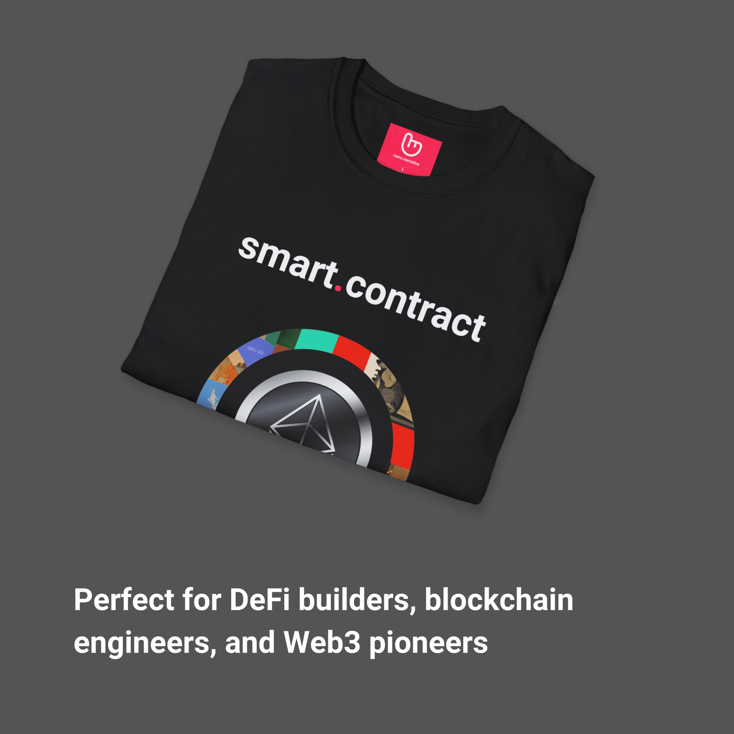 smart.contract – Ethereum Revolution | Unisex Crypto Tee - Unique Graphic Tee by nano.narrative