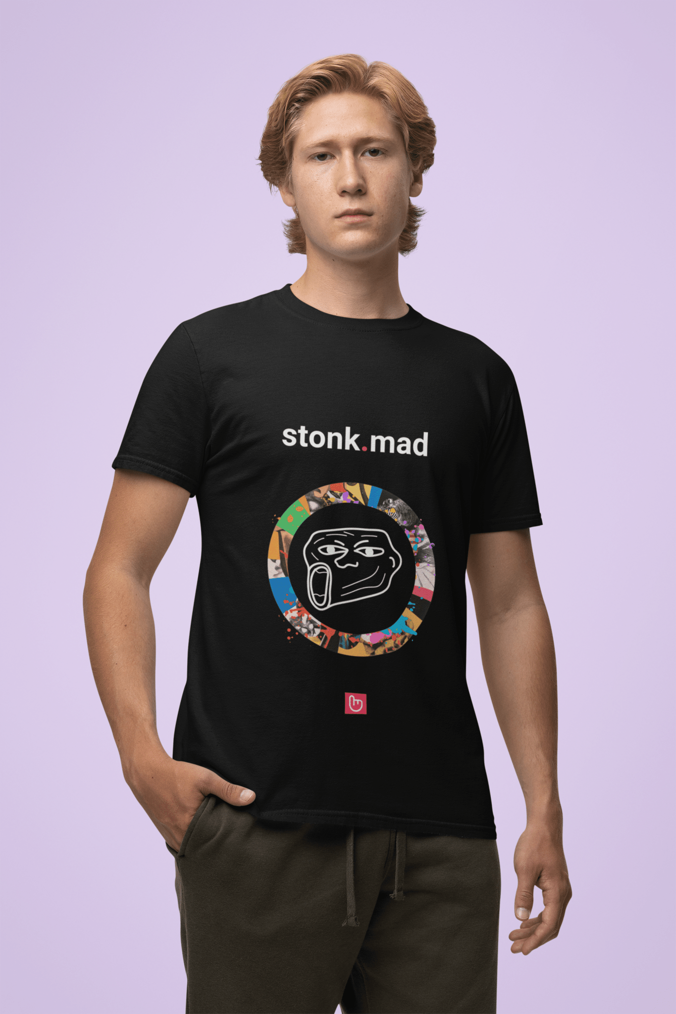 stonk.mad – When the Market Breaks You | Unisex Meme Tee - Unique Graphic Tee by nano.narrative