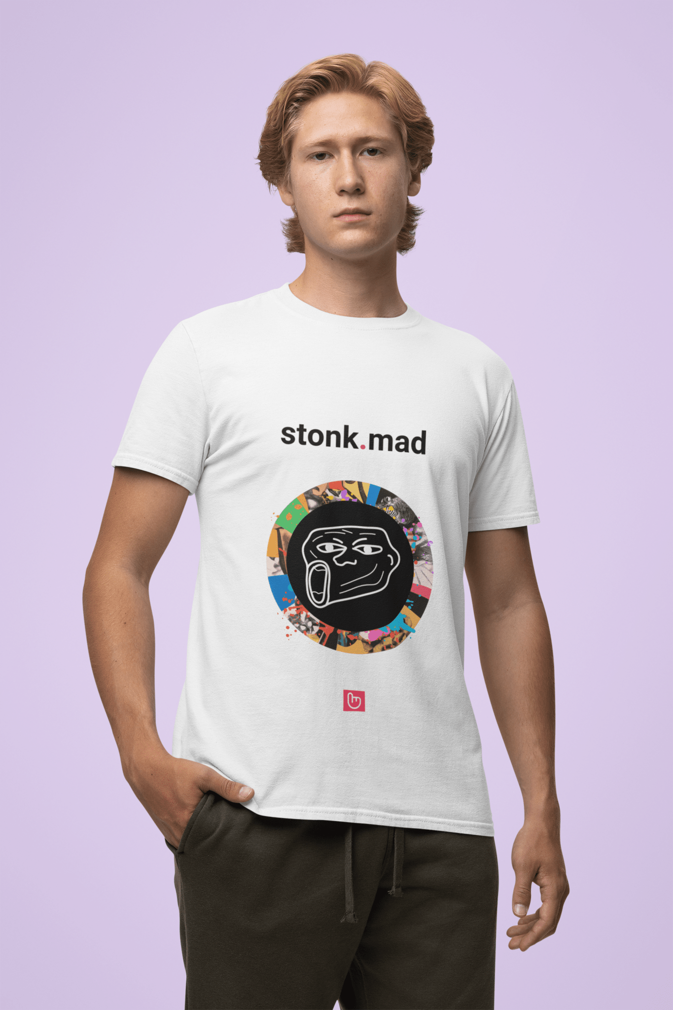 stonk.mad – When the Market Breaks You | Unisex Meme Tee - Unique Graphic Tee by nano.narrative