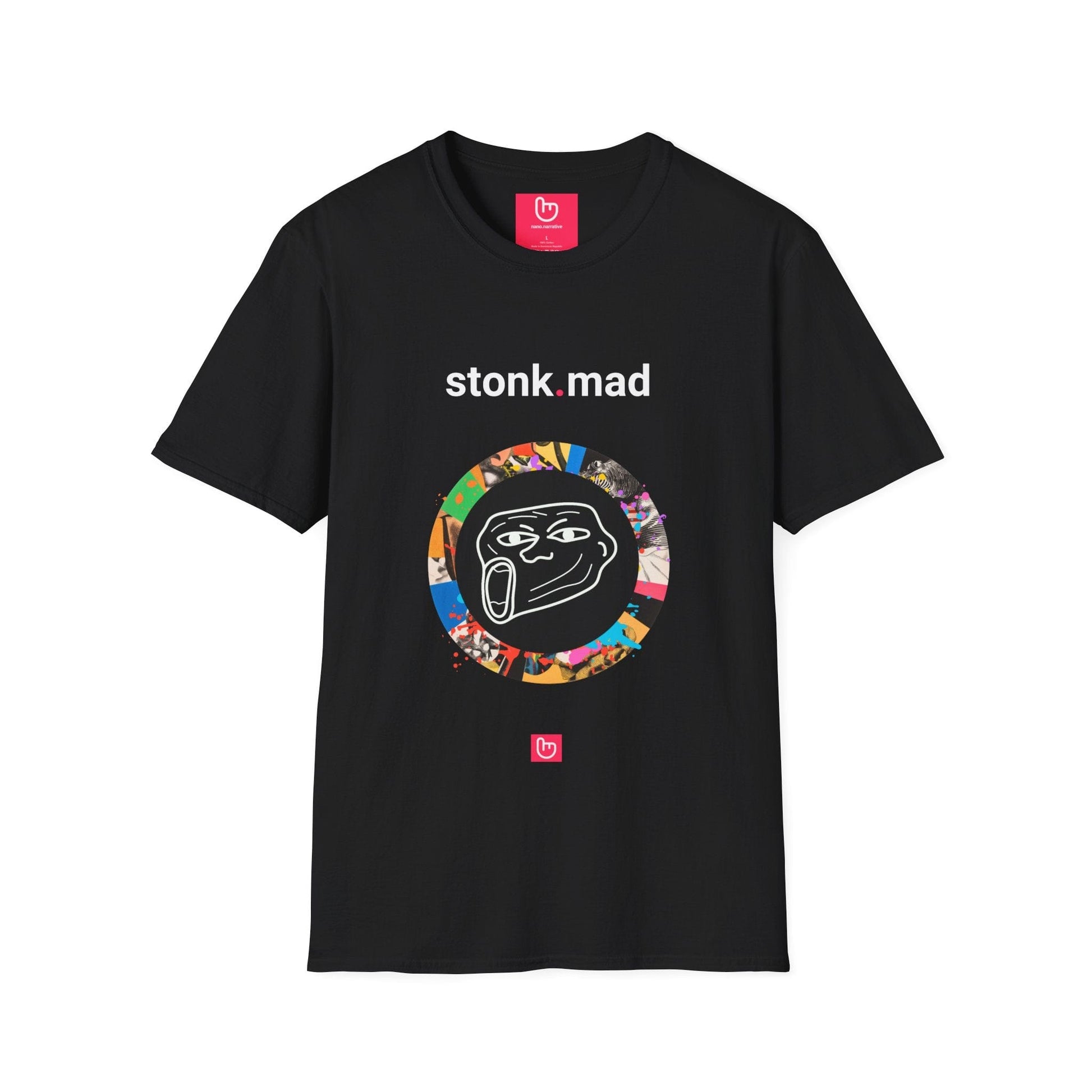 stonk.mad – When the Market Breaks You | Unisex Meme Tee - Unique Graphic Tee by nano.narrative