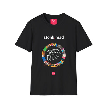 stonk.mad – When the Market Breaks You | Unisex Meme Tee - Unique Graphic Tee by nano.narrative