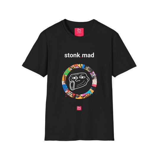 stonk.mad – When the Market Breaks You | Unisex Meme Tee - Unique Graphic Tee by nano.narrative