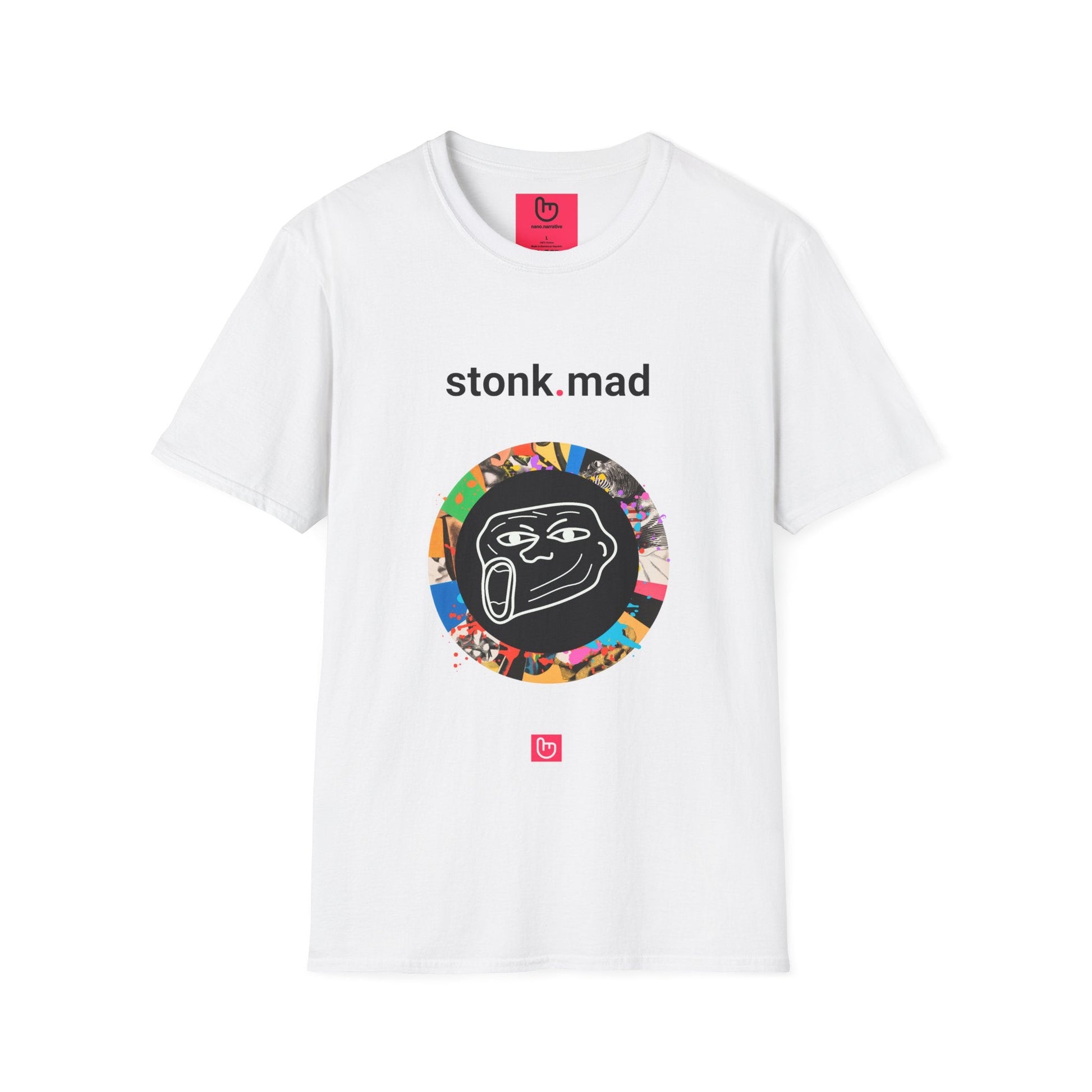 stonk.mad – When the Market Breaks You | Unisex Meme Tee - Unique Graphic Tee by nano.narrative