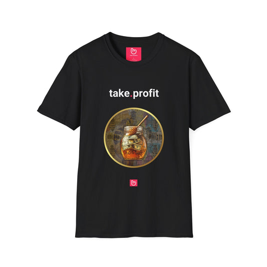 take.profit – Secure the Bag | Sweet Gains Tee - Unique Graphic Tee by nano.narrative