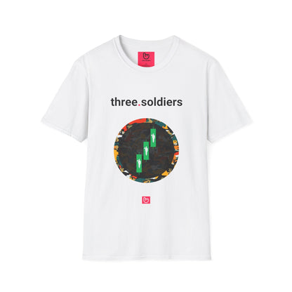 three.soldiers – Bullish Breakthrough | Reversal Signal Tee - Unique Graphic Tee by nano.narrative
