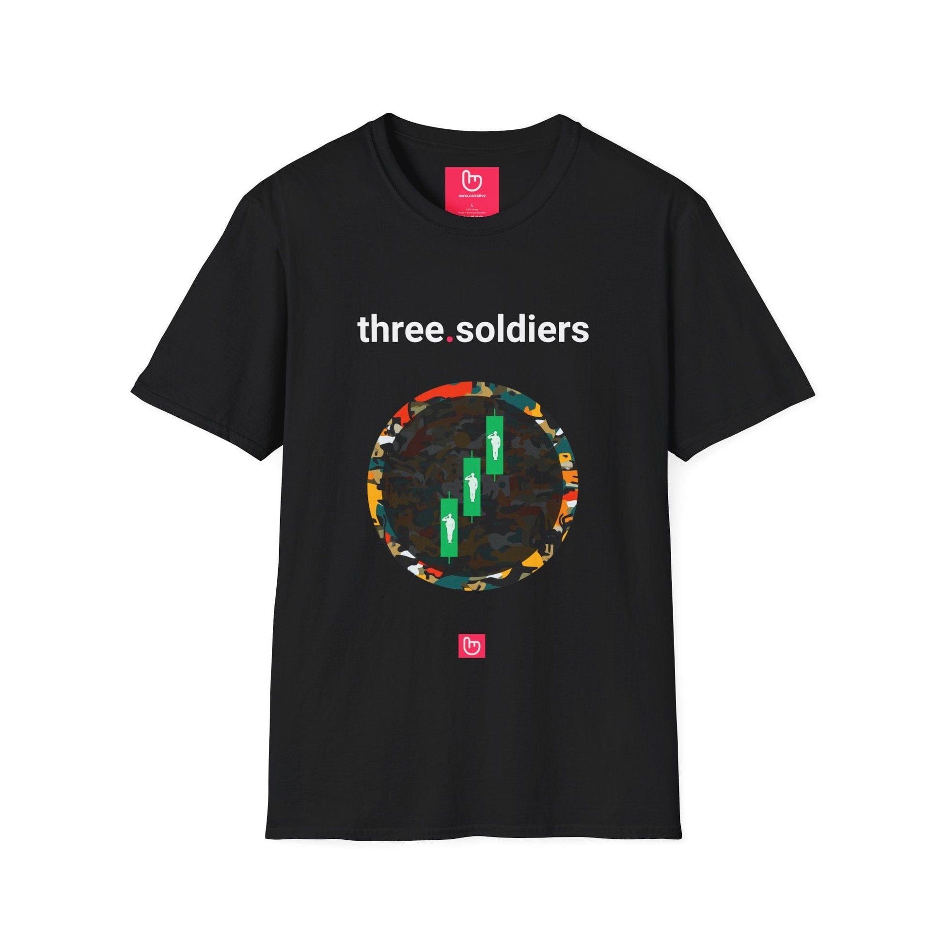 three.soldiers – Bullish Breakthrough | Reversal Signal Tee - Unique Graphic Tee by nano.narrative