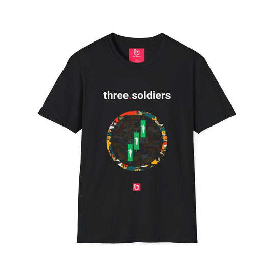 three.soldiers – Bullish Breakthrough | Reversal Signal Tee - Unique Graphic Tee by nano.narrative