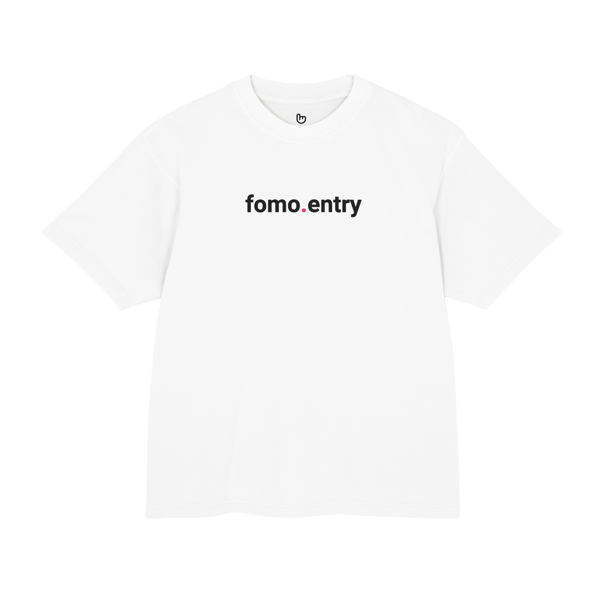 White fomo.entry nano.narrative T-shirt